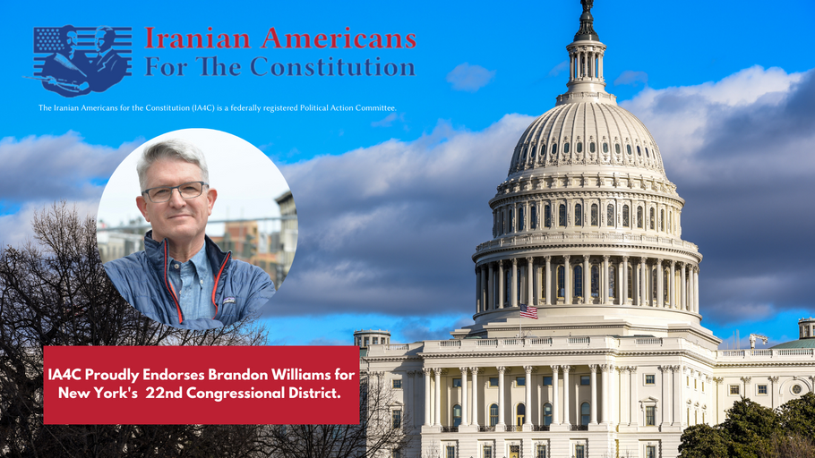 lA4C Proudly Endorses Brandon Williams for New York's 22nd Congressional District.